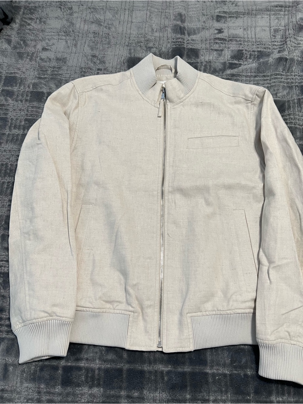 Banana republic linen bomber